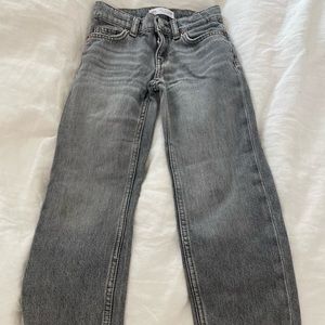 Boys gray Zara jeans.